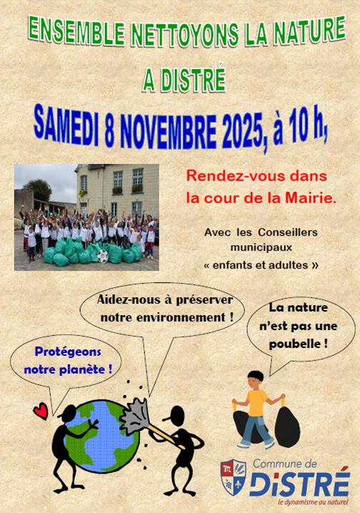 Nettoyons la nature à Distré 2025 b
