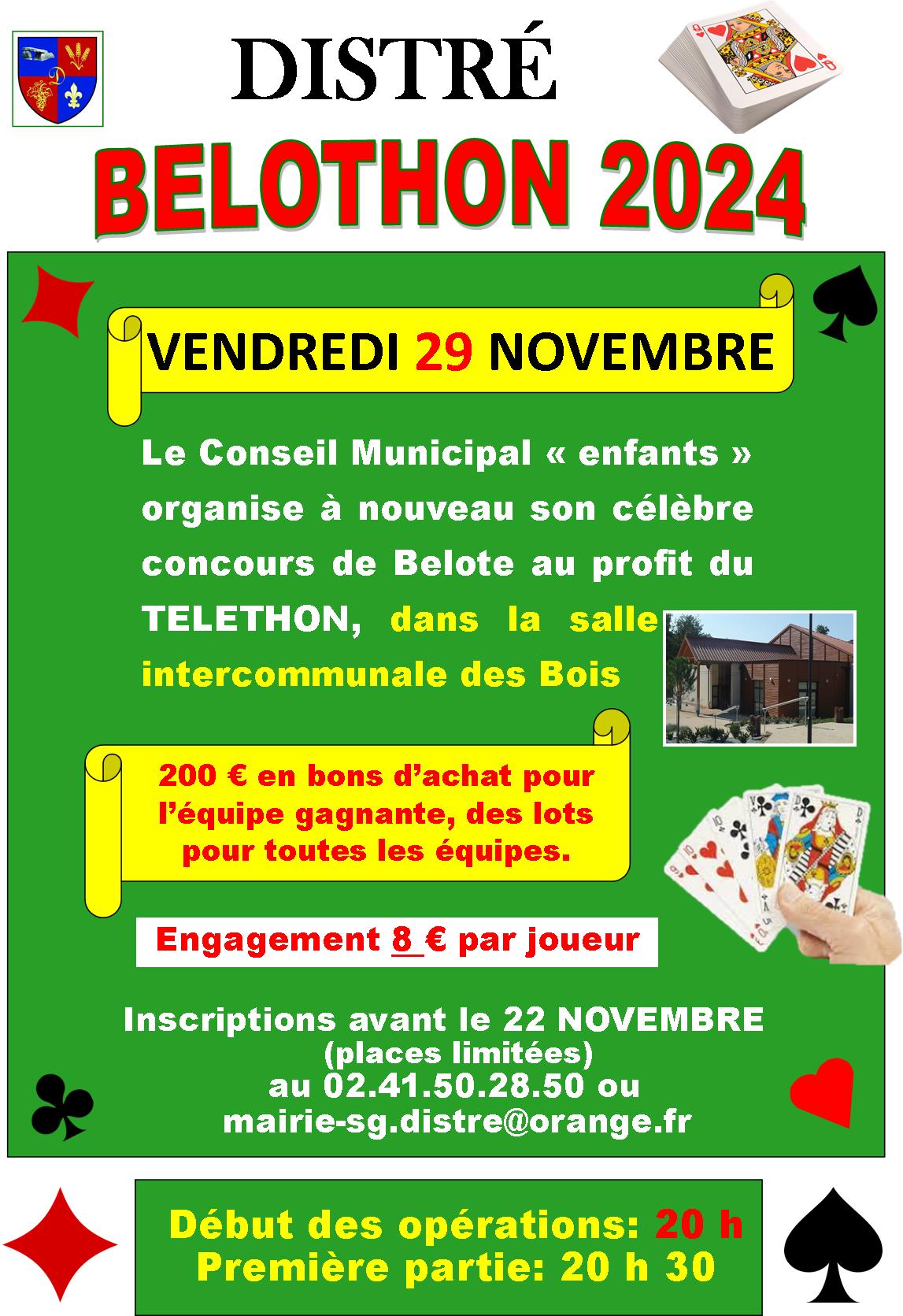 affiche belothon 2024