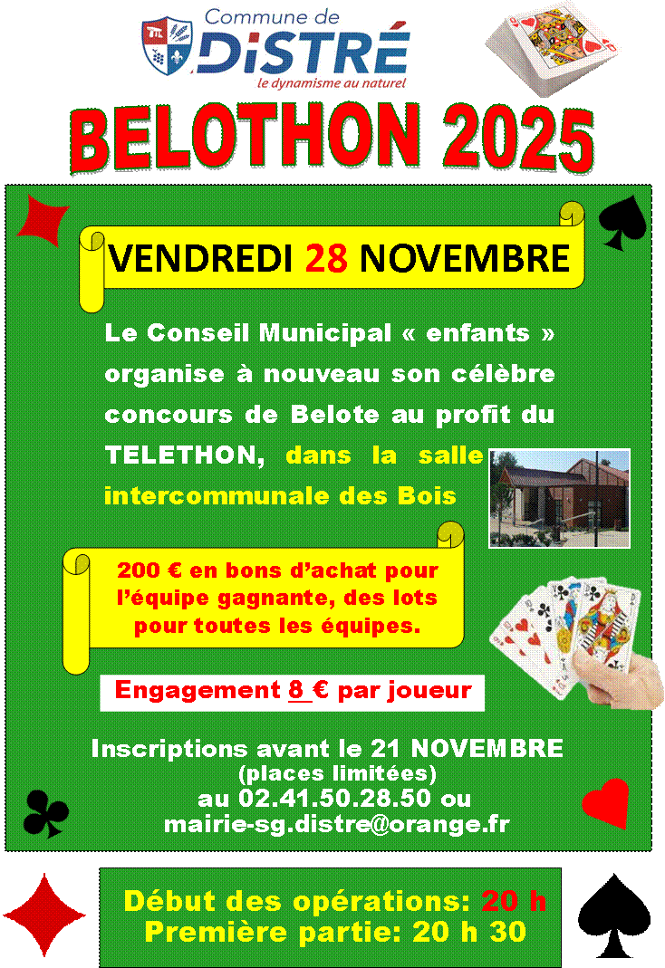 affiche belothon 2025