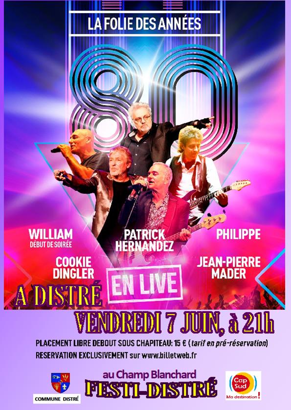 affiche stars 80 distre