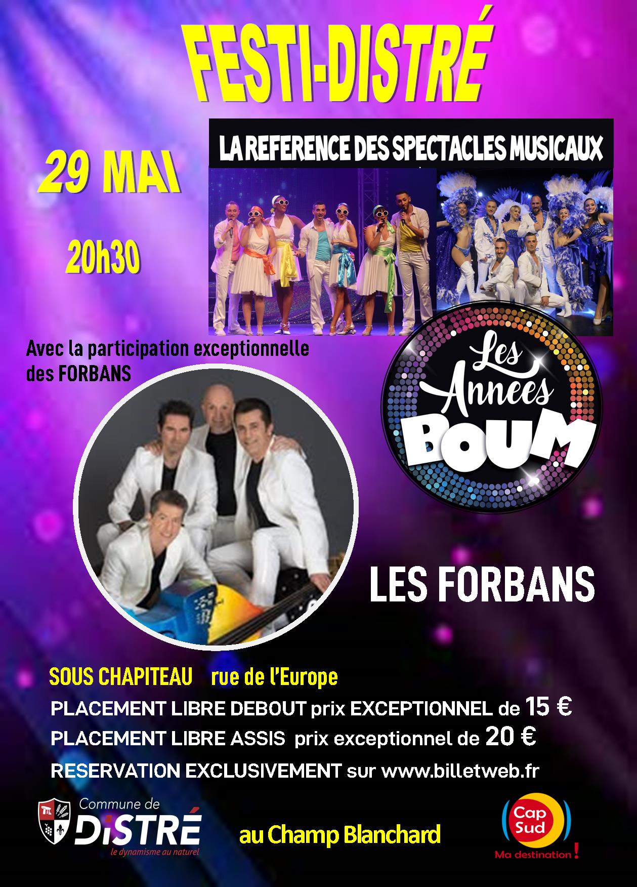 affiche Années Boum festi distre 2026