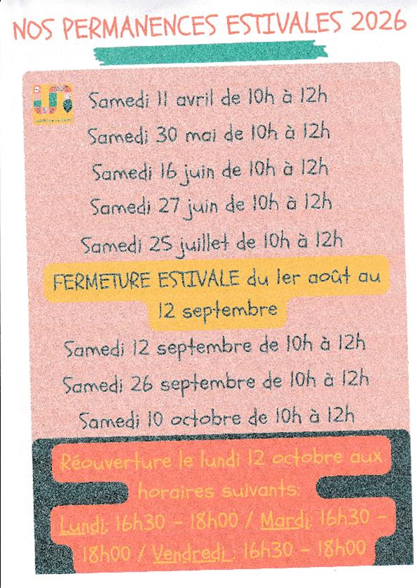 permanences JeuJoue été 2026