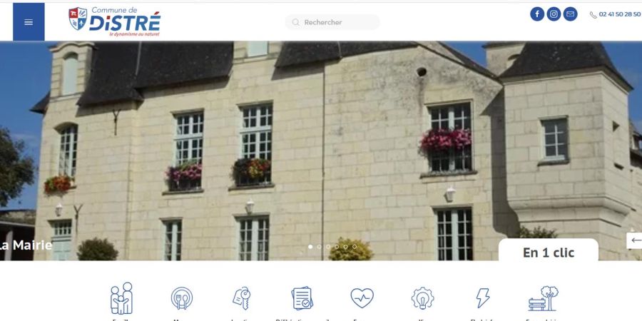 Découvrez le nouveau site de la Commune de Distré