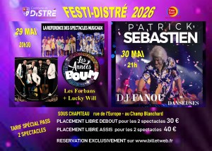 FESTI-DISTR&Eacute; 29 et 30 mai 2026